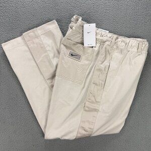 Nike Devin Booker Pants Mens XXL 2XL Orewood Beige Breakaway Tear Away Loose Fit